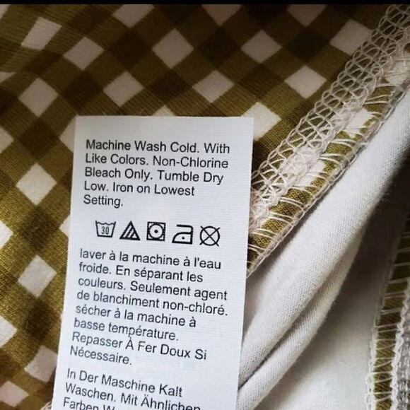 NWT J CREW Gingham Leggings - Picture 7 of 11